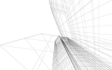 soyut mimari duvar kağıdı, dijital arkaplan