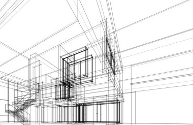 soyut mimari duvar kağıdı, dijital arkaplan