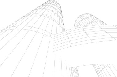 soyut mimari duvar kağıdı, dijital arkaplan