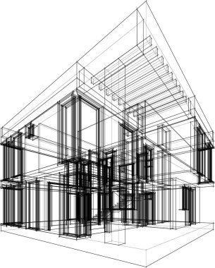 soyut mimari duvar kağıdı, dijital arkaplan
