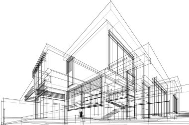 soyut mimari duvar kağıdı, dijital arkaplan