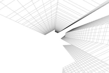 soyut mimari duvar kağıdı, dijital arkaplan