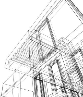 soyut mimari duvar kağıdı, dijital arkaplan