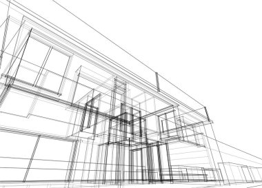 soyut mimari duvar kağıdı, dijital arkaplan