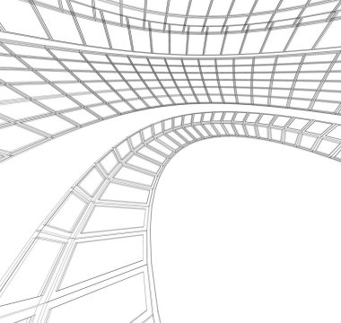 soyut mimari duvar kağıdı, dijital arkaplan