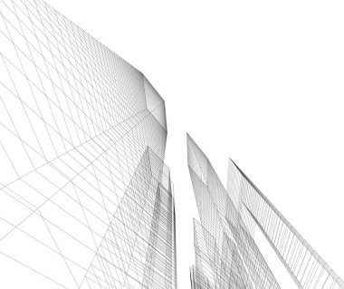 soyut mimari duvar kağıdı, dijital arkaplan