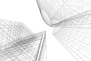 soyut mimari duvar kağıdı, dijital arkaplan