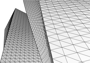 soyut mimari duvar kağıdı, dijital arkaplan