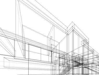 soyut mimari duvar kağıdı, dijital arkaplan