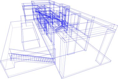 soyut mimari duvar kağıdı, dijital arkaplan