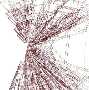 soyut mimari duvar kağıdı, dijital arkaplan