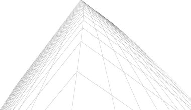 soyut mimari duvar kağıdı konsepti, dijital arkaplan