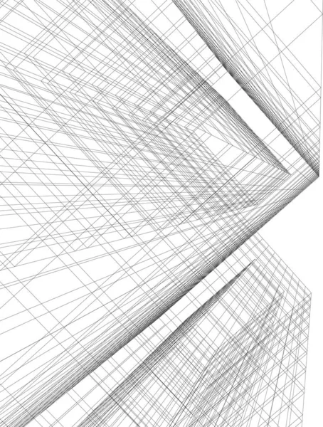 Abstrakcyjna Tapeta Architektoniczna Tło Cyfrowe — Wektor stockowy