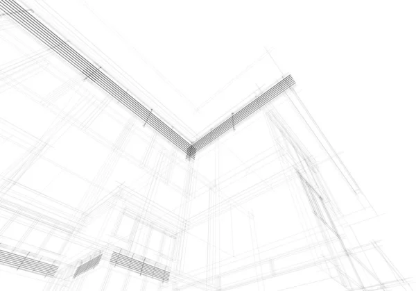 Abstract Architectonisch Behang Digitale Achtergrond — Stockvector