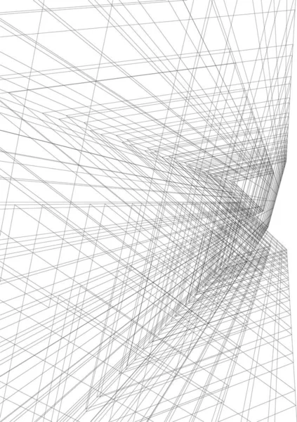 Fondo Pantalla Arquitectónica Abstracta Fondo Digital — Vector de stock