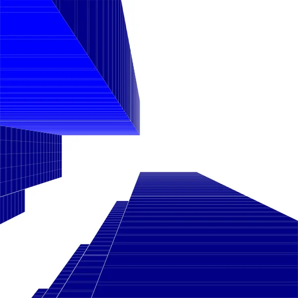 Abstrakt Arkitektonisk Tapeter Digital Bakgrunn – stockvektor