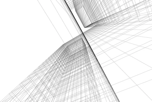 Abstrakcyjna Tapeta Architektoniczna Tło Cyfrowe — Wektor stockowy