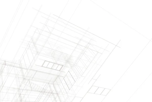 Αφηρημένη Αρχιτεκτονική Ταπετσαρία Ψηφιακό Υπόβαθρο — Διανυσματικό Αρχείο