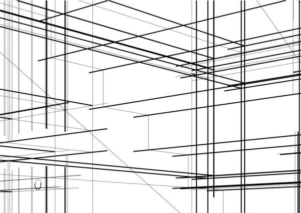 建筑墙纸摘要 数码背景 — 图库矢量图片