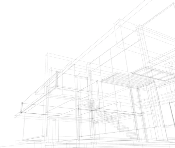 Абстрактные Архитектурные Обои Цифровой Фон — стоковый вектор