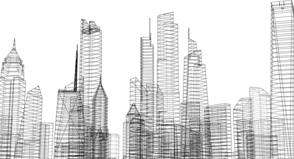 抽象的な建築壁紙のデザインデジタルコンセプトの背景 — ストックベクタ