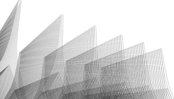 Concept Abstrait Papier Peint Architectural Fond Numérique — Image vectorielle