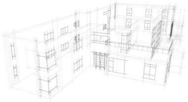 soyut mimari duvar kağıdı, dijital arkaplan