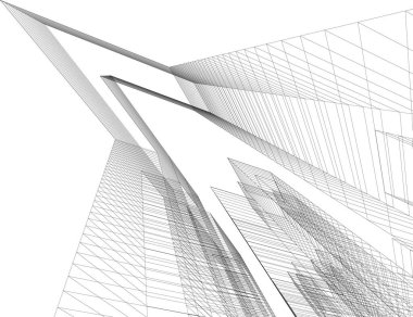 soyut mimari duvar kağıdı, dijital arkaplan