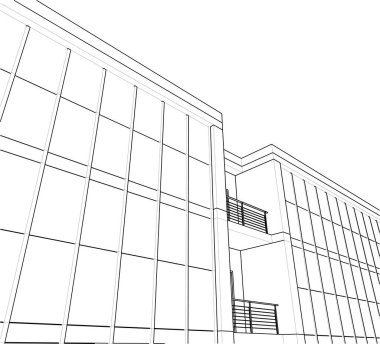 soyut mimari duvar kağıdı, dijital arkaplan