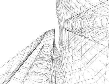 soyut mimari duvar kağıdı, dijital arkaplan