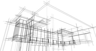 soyut mimari duvar kağıdı, dijital arkaplan