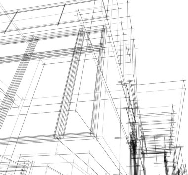 soyut mimari duvar kağıdı, dijital arkaplan