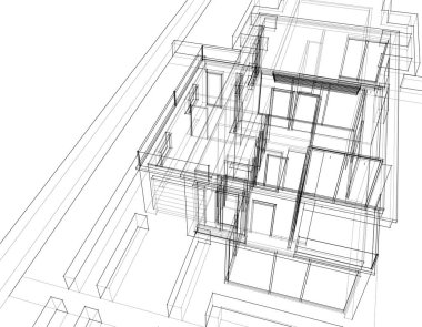 soyut mimari duvar kağıdı, dijital arkaplan