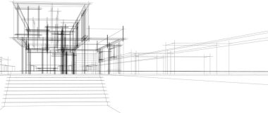 soyut mimari duvar kağıdı, dijital arkaplan