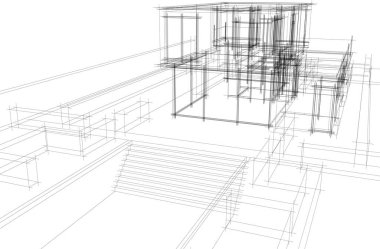 soyut mimari duvar kağıdı, dijital arkaplan