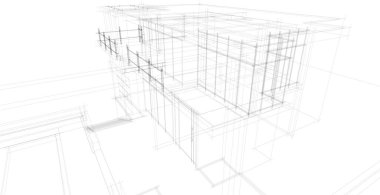 soyut mimari duvar kağıdı, dijital arkaplan