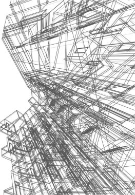 soyut mimari duvar kağıdı, dijital arkaplan