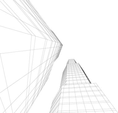 soyut mimari duvar kağıdı, dijital arkaplan