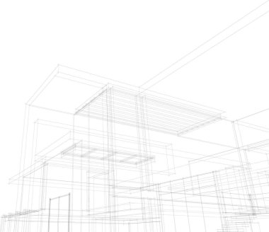 soyut mimari duvar kağıdı, dijital arkaplan