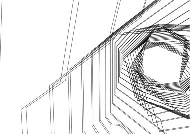 soyut mimari duvar kağıdı, dijital arkaplan