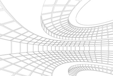 soyut mimari duvar kağıdı, dijital arkaplan