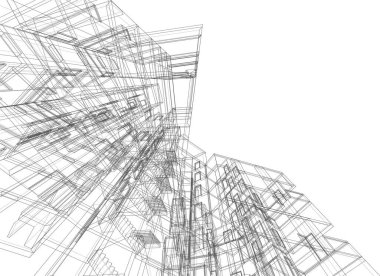 soyut mimari duvar kağıdı, dijital arkaplan