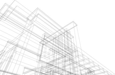 soyut mimari duvar kağıdı, dijital arkaplan