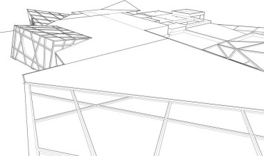 soyut mimari duvar kağıdı, dijital arkaplan