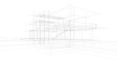 soyut mimari duvar kağıdı, dijital arkaplan