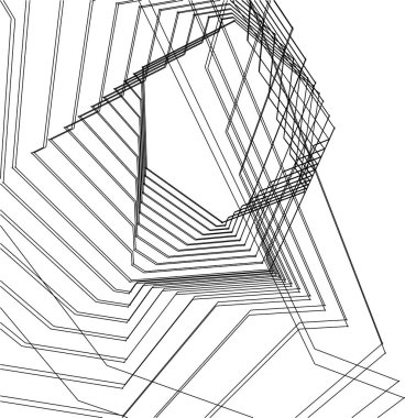 soyut mimari duvar kağıdı, dijital arkaplan