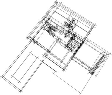 soyut mimari duvar kağıdı, dijital arkaplan
