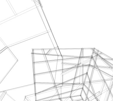 soyut mimari duvar kağıdı, dijital arkaplan