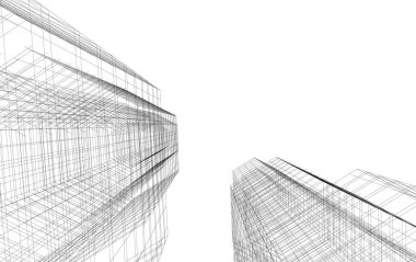 soyut mimari duvar kağıdı, dijital arkaplan