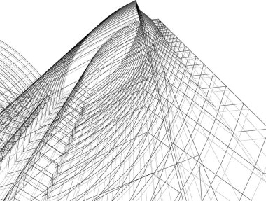 soyut mimari duvar kağıdı, dijital arkaplan